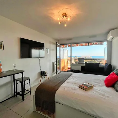 דירה Panoramic Sea View With Pool 4ppl - Juan Les Pins *