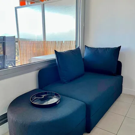 Panoramic Sea View With Pool 4ppl - Juan Les Pins דירה *